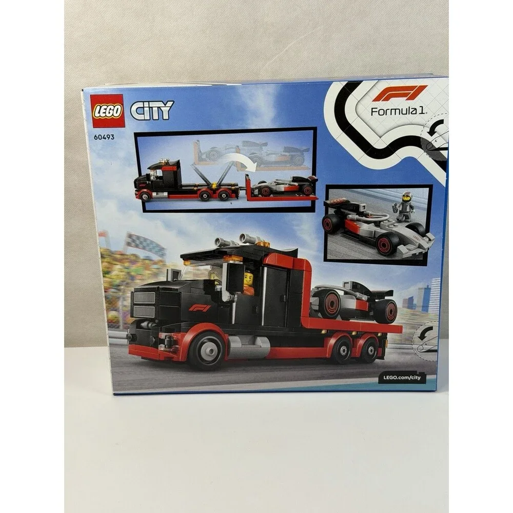 LEGO City 60493 F1 Display Truck Audi Race Car Toy Building Set Sealed NEW
